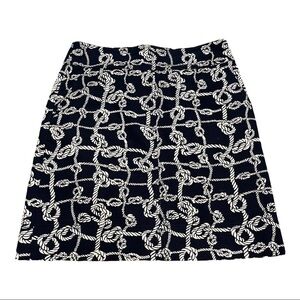 NWOT Talbots nautical rope skirt size 2